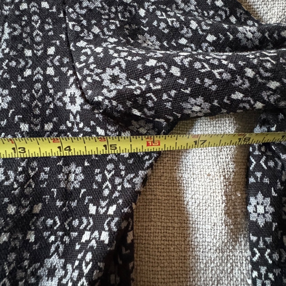 Ibex Juliette Zip Tunic Jacket 100% Merino Wool Black & White Size XS-- travel ! - Picture 15 of 16